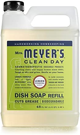 18. Mrs. Meyer_s Clean Day Lemon Verbena Scent Liquid Dish Soap Refill