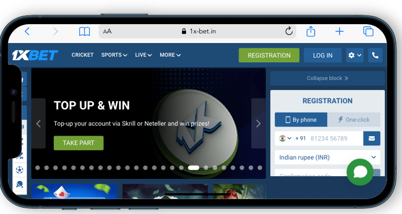 1xbet Hompage Mobile