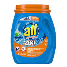 All Laundry Detergent Pacs, Mighty Pacs with OXI Stain Removers and Whiteners-2