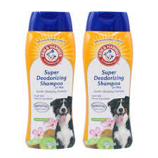Arm & Hammer for Pets Super Deodorizing Kiwi Blossom Dog Shampoo and Deodorizing Dog Spray Combo Pack