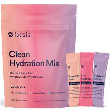 Basis Clean Hydration Electrolyte Powder Packets