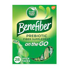 Benefiber On The Go Prebiotic Fiber Supplement Powder