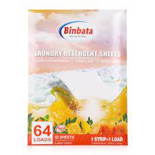 Binbata Laundry Detergent Sheets, Citrus Scent-2