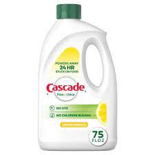 Cascade Free & Clear Gel Dishwasher Detergent Liquid Gel