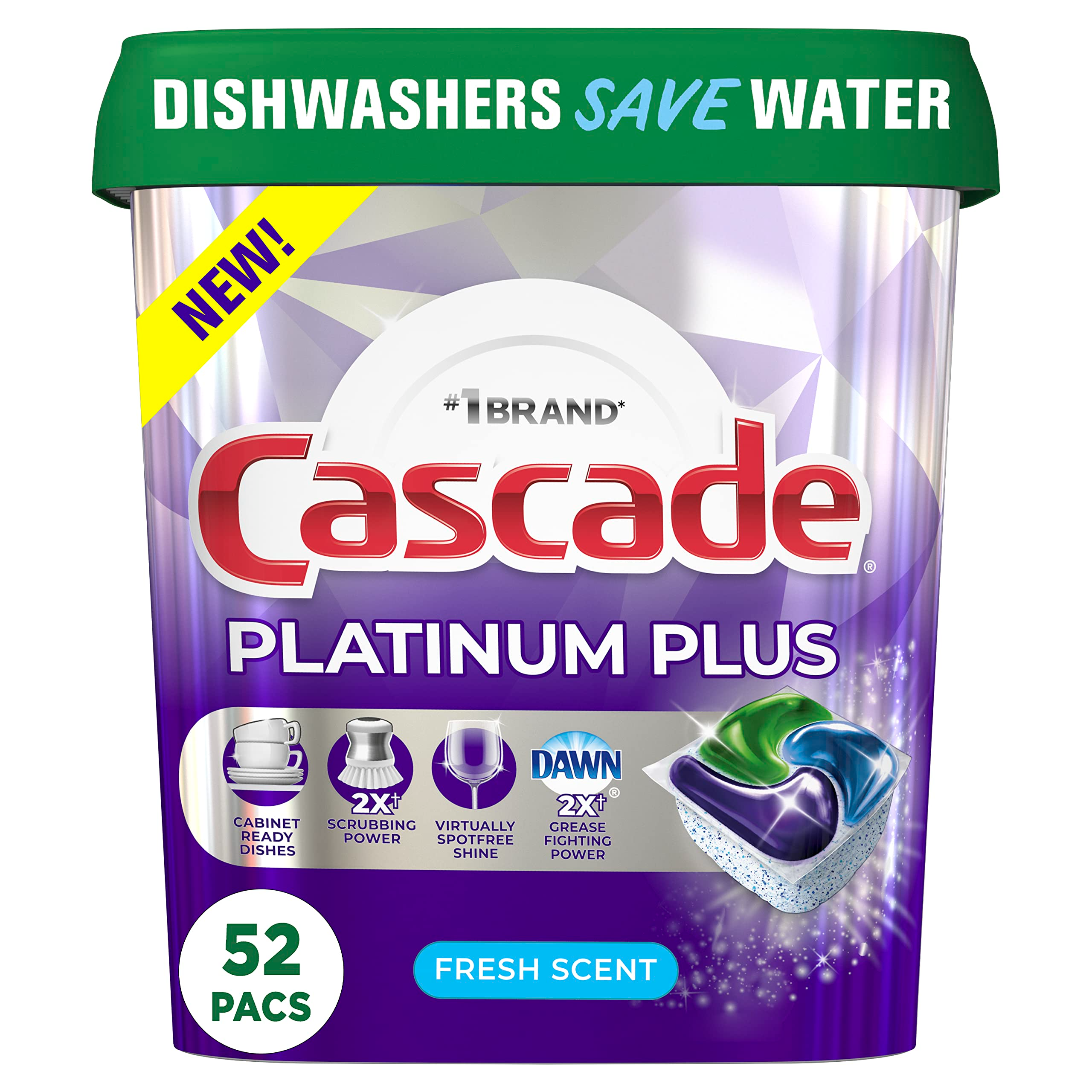 Cascade Platinum Dishwasher Pods
