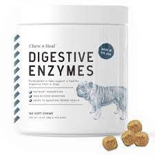Chew + Heal Digestive Enzymes with Probiotics for Dogs
