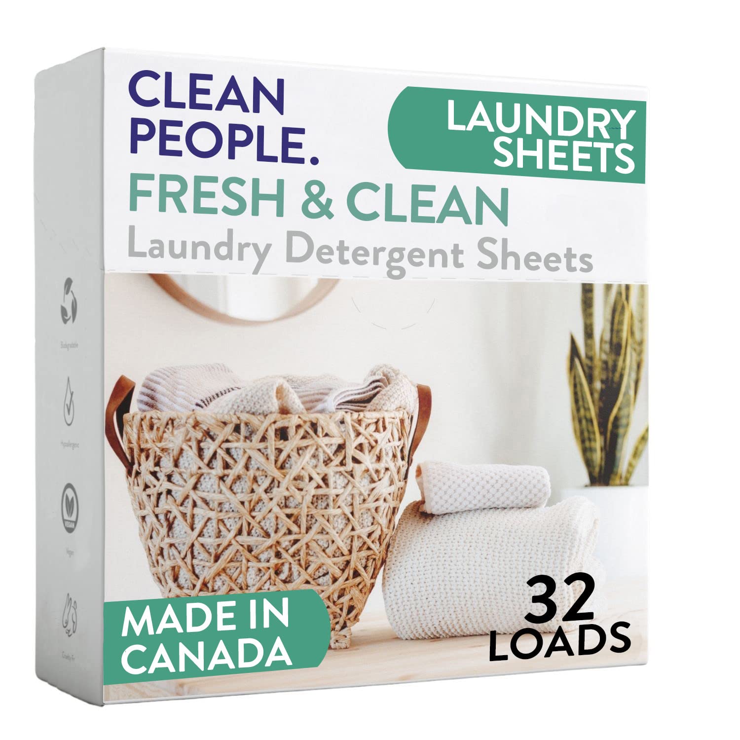 Clean People Ultra Concentrated Laundry Detergent Sheets