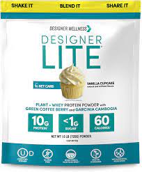Designer Wellness, Designer Lite, Low Calorie Natural Protein