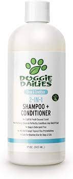 Doggie Dailies Dog Shampoo and Conditioner, 2 in 1-1