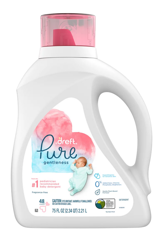 Dreft Pure Gentleness Liquid Baby Detergent-1