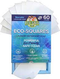 Eco-Gals Eco-Squares laundry detergent sheets