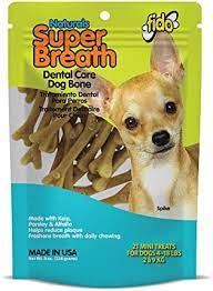 Fido Super Breath Dental Care Bones for Dogs