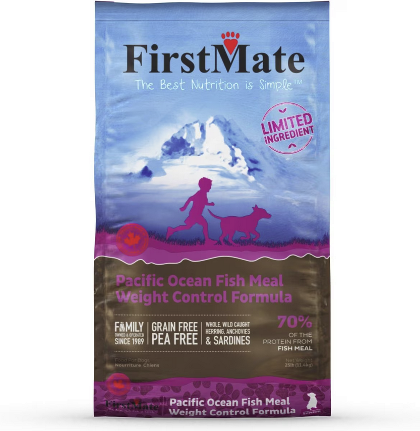 FirstMate Grain Free Pacific Ocean Fish Meal Weight Control