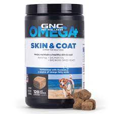 GNC Pets Omega Skin & Coat Dog Supplements for Adult Dogs