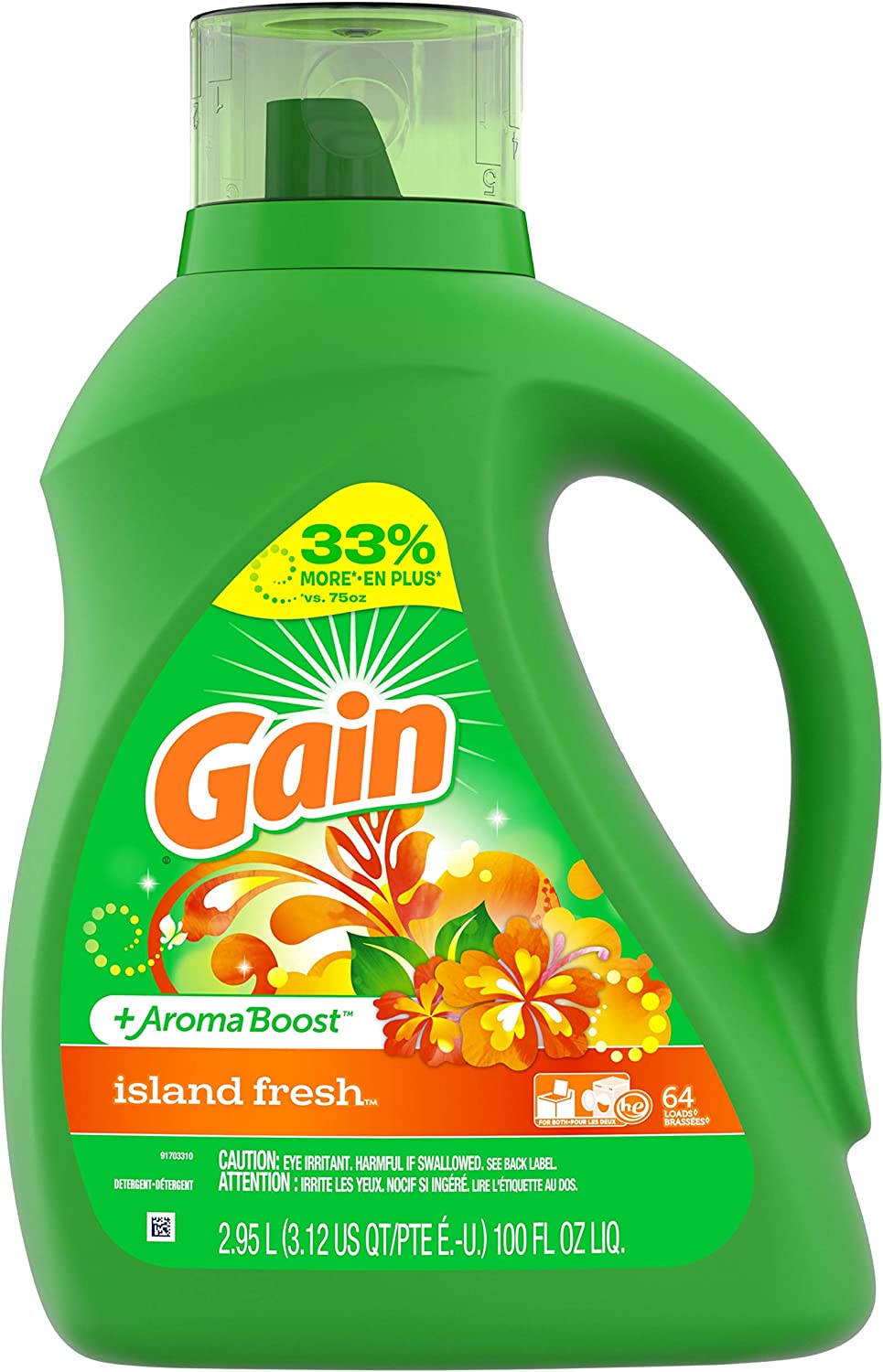 Gain + Aroma Boost Liquid Laundry Detergent-1