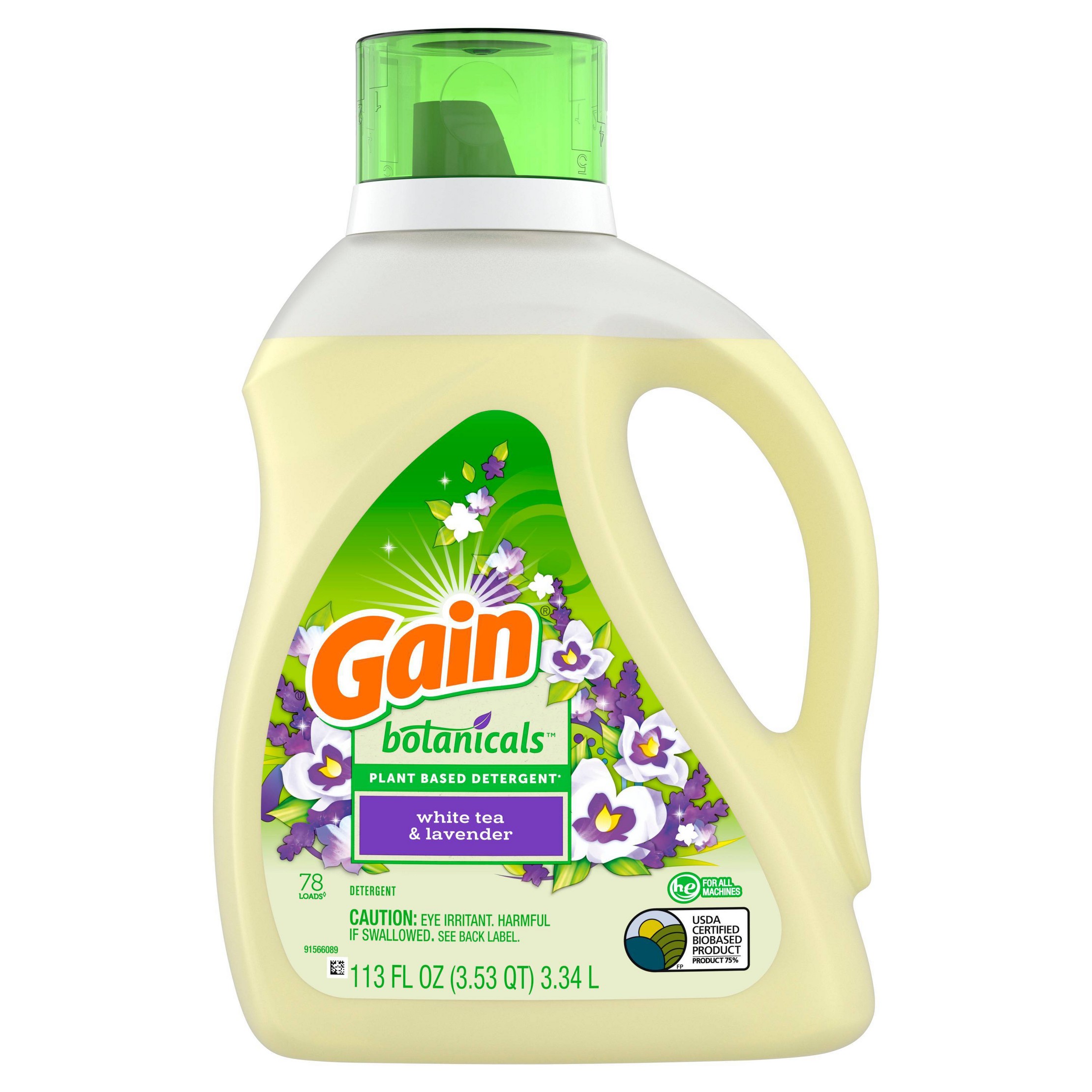 Gain Botanicals Plant Based White Tea _ Lavender Detergent