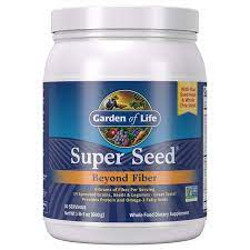 Garden of Life Super Seed - Vegetarian Whole Food Fiber Supplement with Protein