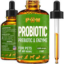 Golden Paw Probiotic for Dogs with Natural Digestive Enzymes