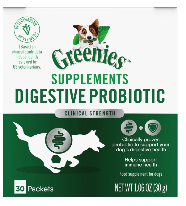 Greenies Digestive Probiotic Supplement 