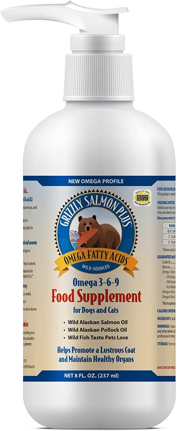 Grizzly Salmon Plus Omega Fatty Acids Supplement for Dogs _ Cats-1