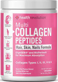 Health Revolution Multi Collagen Peptides Powder Supplement