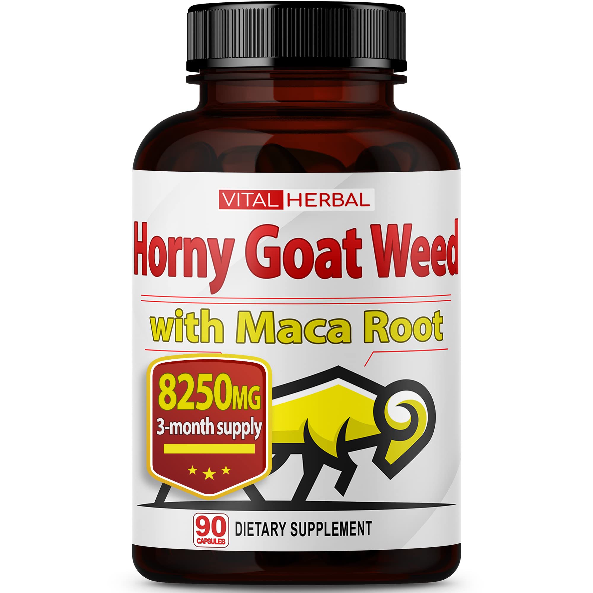 Horny Goat Weed Capsules by VITAL HERBAL