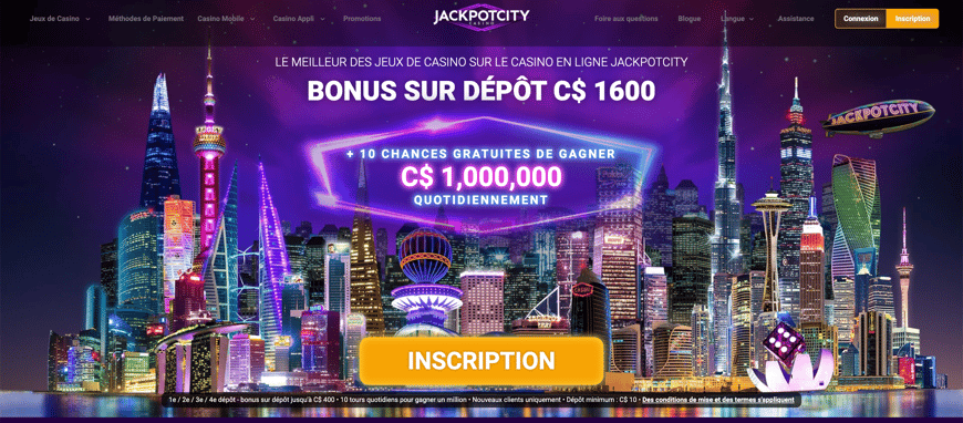 JackpotCity Casino Bonus