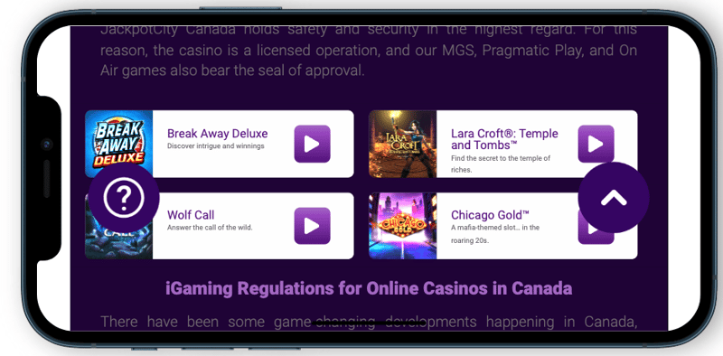 Jackpotcity Casino Game CA
