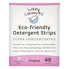LAZY COCONUTS Eco Friendly, Plant Powered Laundry Detergent Strips-1