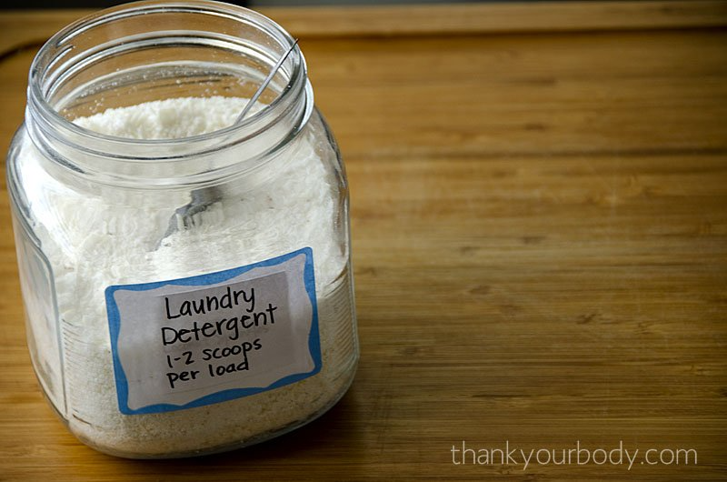 Laundry detergent without borax thank your body