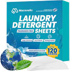Maravello Fragrance-Free Laundry Detergent Sheets