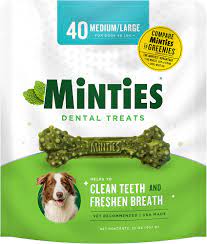 Minties VetIQ Dog Dental Bone Treats-1