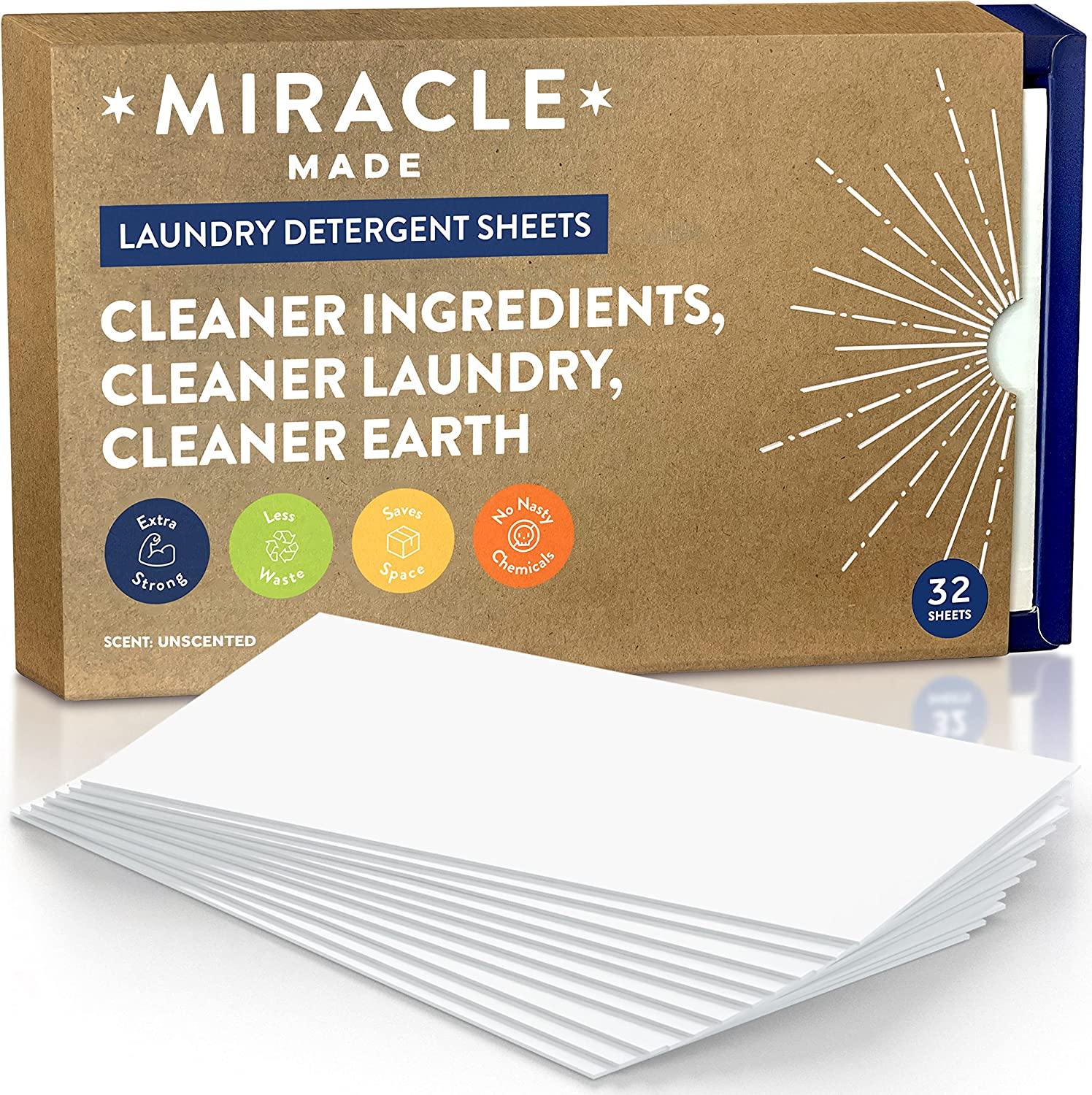 Miracle Made Liquidless Laundry Detergent Sheets-2