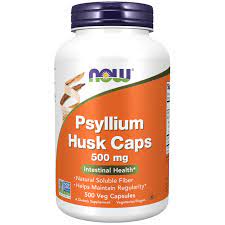 NOW Supplements, Psyllium Husk Caps 500 mg