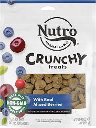 NUTRO Crunchy Dog Treats with Real Mixed Berries