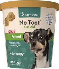 NaturVet – No Toot Gas Aid For Dogs Plus Fennel