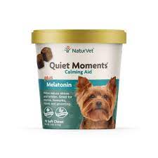 NaturVet Quiet Moments Calming Aid Melatonin Dog Supplement-1