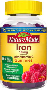 Nature Made Iron 18 mg per Serving with Vitamin C