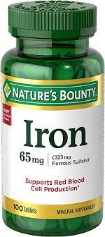 Nature’s Bounty Iron 65mg