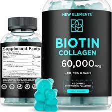New Elements Biotin _ Collagen Peptides Gummies