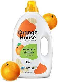 Orange House Liquid Laundry Detergent, Free and Clear