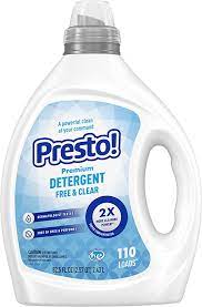 Presto! Concentrated Liquid Laundry Detergent, Free & Clear