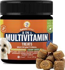 SUNNYCHEWS 8 in 1 Dog Multivitamins Chewable