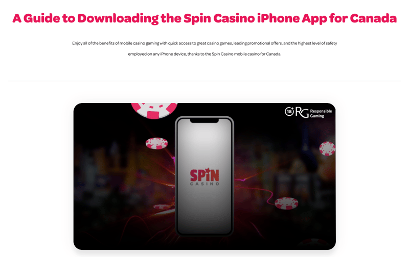 Spin Casino download image 
