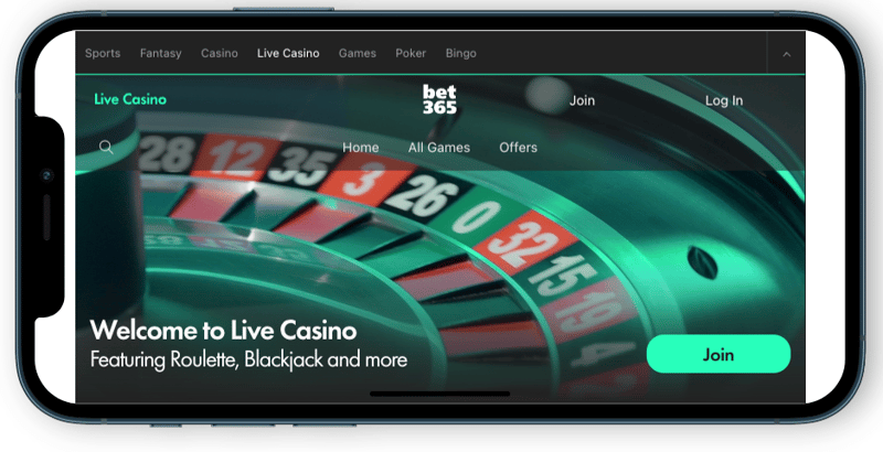 bet365 live casino canada