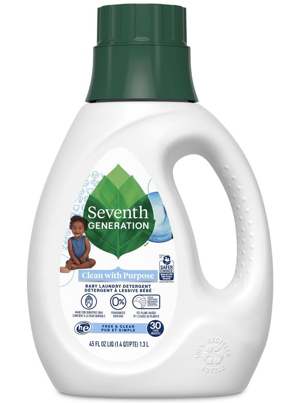 Seventh Generation Baby Free _ Clear Liquid Laundry Detergent-1