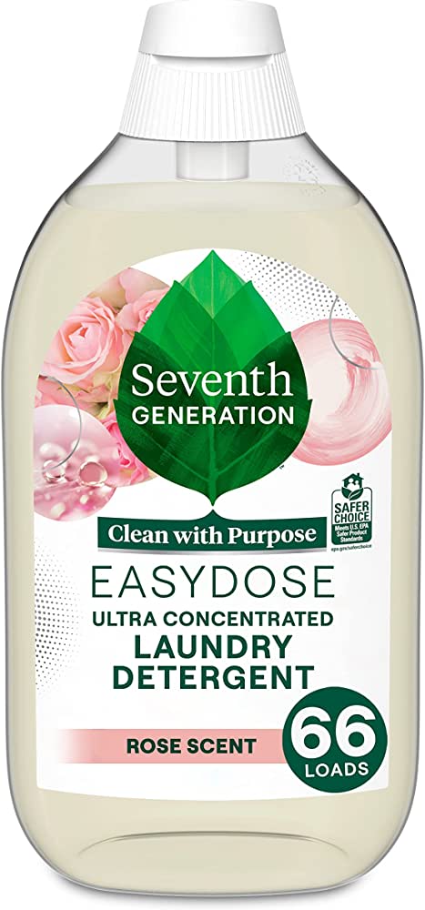Seventh Generation EasyDose Laundry Detergent - Rose