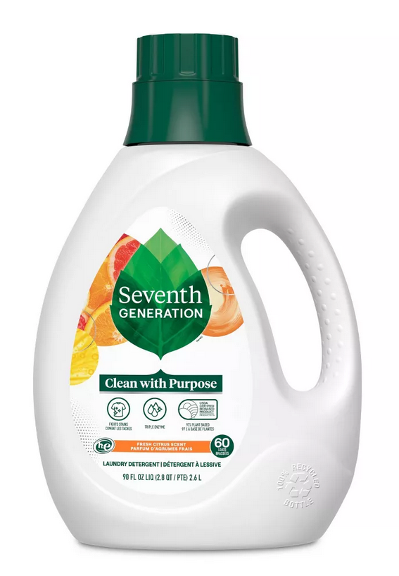 Seventh Generation Liquid Laundry Detergent - Fresh Citrus
