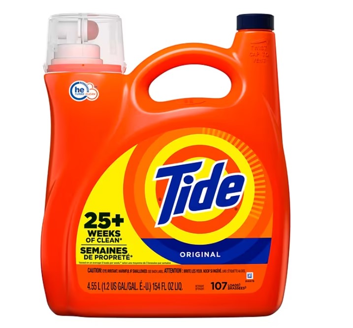 Tide HE turbo Clean HE Liquid Laundry 