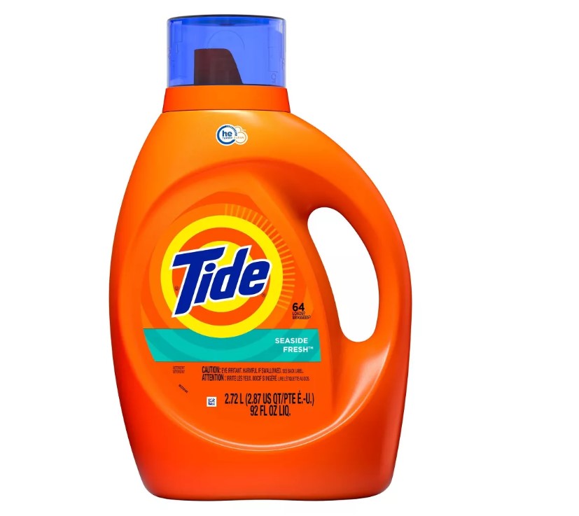 Tide Seaside Fresh HE Compatible Liquid Detergent Seaside Fresh 